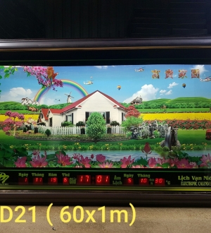 Lịch vạn niên led 27